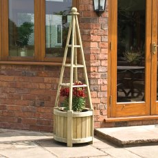 Rowlinson Garden Products 1'5 x 1'5 Rowlinson Marberry Obelisk Planter (0.5m x 0.5m)