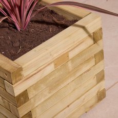 Rowlinson Garden Products 1'4 x 1'4 Rowlinson Premier Patio Square Planter (0.4m x 0.4m)