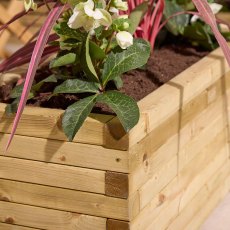 Rowlinson Garden Products 3 x 1'4 Rowlinson Premier Patio Rectangular Planter (0.95m x 0.4m)