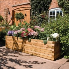 Rowlinson Garden Products 6 x 1'4 Rowlinson Premier Patio Trough Planter (1.8m x 0.4m)
