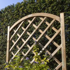 Rowlinson Garden Products 1'5 x 3 Rowlinson Rectangular Planter & Lattice (0.42m x 0.9m)