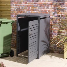 Rowlinson Garden Products Rowlinson Chelsea Single Bin Store - Anthracite
