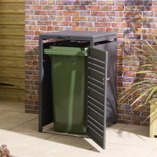Rowlinson Garden Products Rowlinson Chelsea Single Bin Store - Anthracite