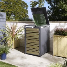 Rowlinson Garden Products Rowlinson Chelsea Single Bin Store - Oak