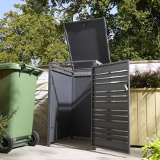 Rowlinson Garden Products Rowlinson Chelsea Single Bin Store - Oak