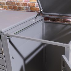 Rowlinson Garden Products Rowlinson Chelsea Triple Bin Store - Anthracite