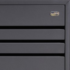 Rowlinson Garden Products Rowlinson Chelsea Triple Bin Store - Anthracite