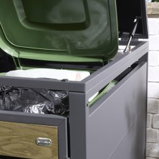 Rowlinson Garden Products Rowlinson Chelsea Triple Bin Store - Oak