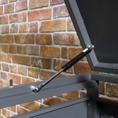 Rowlinson Garden Products Rowlinson Chelsea Quadruple Bin Store - Anthracite