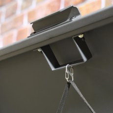 Rowlinson Garden Products Rowlinson Chelsea Quadruple Bin Store - Anthracite