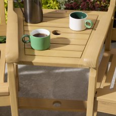 Rowlinson Garden Products Rowlinson Farnham Companion Seat Set
