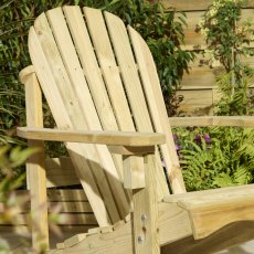 Rowlinson Garden Products Rowlinson Lakeside Adirondack Garden Chair - Pressure Treated
