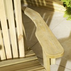Rowlinson Garden Products Rowlinson Lakeside Adirondack Garden Chair - Pressure Treated
