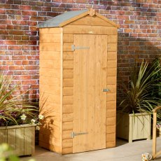 Rowlinson Garden Products 3 x 2 Rowlinson Shiplap Apex Tall Store With Shelf