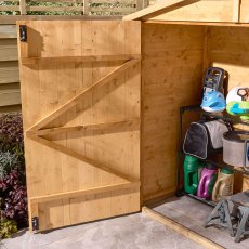 Rowlinson Garden Products 6 x 2'5 Rowlinson Shiplap Apex Wallstore - No Floor
