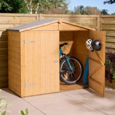 Rowlinson Garden Products 6 x 2'5 Rowlinson Shiplap Apex Wallstore - With Floor