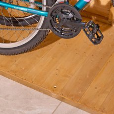 Rowlinson Garden Products 6 x 2'5 Rowlinson Shiplap Apex Wallstore - With Floor