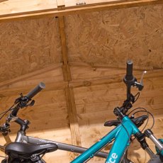 Rowlinson Garden Products 6 x 2'5 Rowlinson Shiplap Apex Wallstore - With Floor