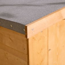 Rowlinson Garden Products 6 x 2'5 Rowlinson Shiplap Apex Wallstore - With Floor