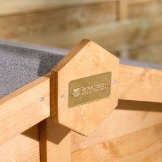 Rowlinson Garden Products 6 x 2'5 Rowlinson Shiplap Apex Wallstore - With Floor