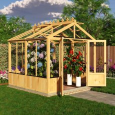 Shire 8 x 8 Shire Holkham Wooden Greenhouse