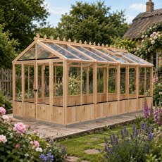 Shire 8 x 16 Shire Holkham Wooden Greenhouse