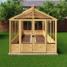 Shire 8 x 16 Shire Holkham Wooden Greenhouse