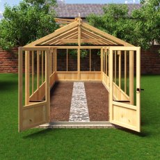 Shire 8 x 16 Shire Holkham Wooden Greenhouse