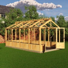 Shire 8 x 16 Shire Holkham Wooden Greenhouse