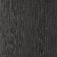 Close-up surface texture of Shire GigaShield composite decking in Dark Grey wood grain.