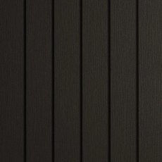 Close-up view of Shire Light-Neo composite decking in Brown showing fine grooved surface texture.