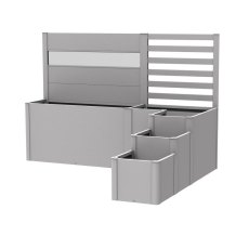 Biohort DaVinci Planter Box System 2 - metallic silver