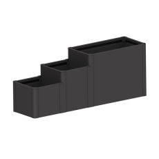 Biohort DaVinci Planter Box System 3 - metallic dark grey