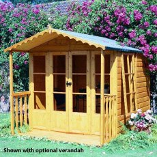 7 x 7 Shire Kensington Summerhouse - With optional verandah