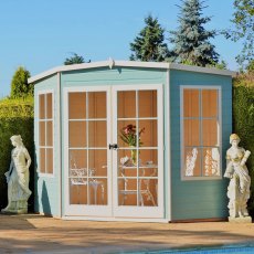 7x7 Shire Hampton Premium Corner Summerhouse