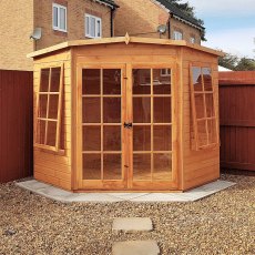 7x7 Shire Hampton Premium Corner Summerhouse