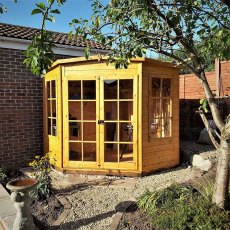 7x7 Shire Hampton Premium Corner Summerhouse