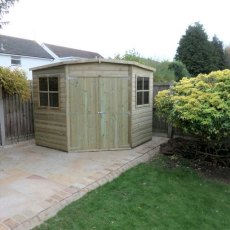 8x8 Shire Corner Shed - customer image