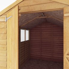 10x6 Mercia Overlap Shed - isolated internal view