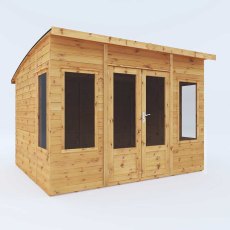 10x8 Mercia Helios Summerhouse - isolated with doors closed