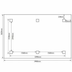 Rowlinson Garden Products 13 x 12 (3.90m x 3.62m) Verona Pergola with Canopy