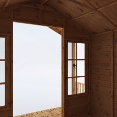 8x10 Mercia Premium Traditional T&G summerhouse With Veranda - internal view