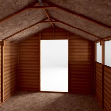 10x8 Mercia Overlap Shed - isolated internal view