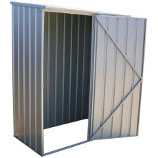 5 x 3 Mercia Absco Space Saver Pent Metal Shed in Zinc