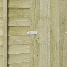 Mercia overlap shed wall panel and door latch detail