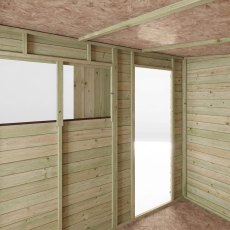 Mercia 8x6 Overlap Pent Shed Internal Access View