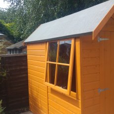 7 X 7 (1.98m X 2.05m) Shire Shiplap Barn Shed - in situ, window