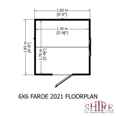 6x6 shire shiplax apex shed plan