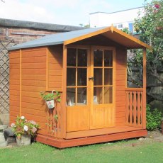 Shire 7 x 7 (1.98m x 2.05m)  Shire Alnwick Summerhouse with Verandah