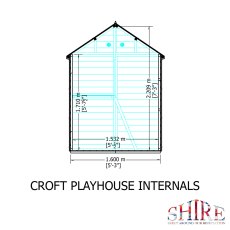 Shire Croft Playhouse - internal dimensions